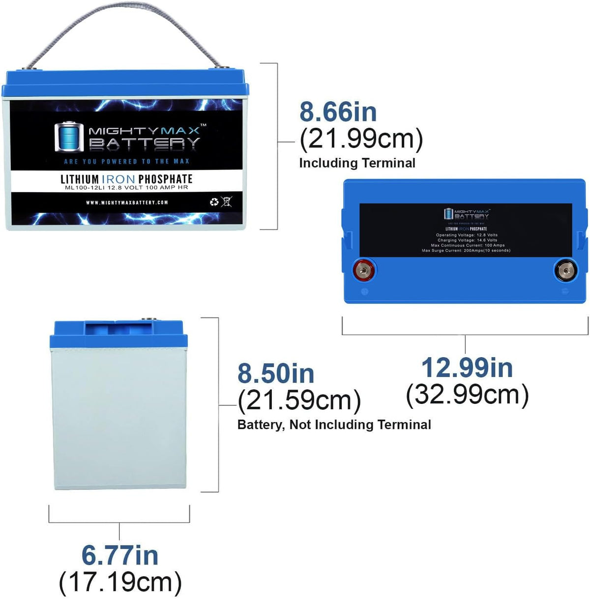 12V 100AH Lithium Battery Y214