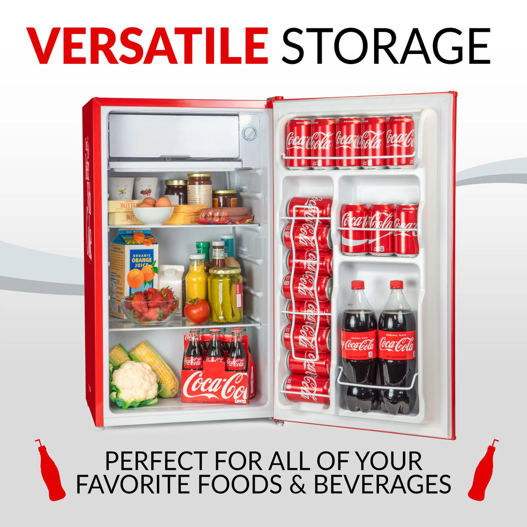 Red 3.2 Cu. Ft. Refrigerator with Freezer O1031