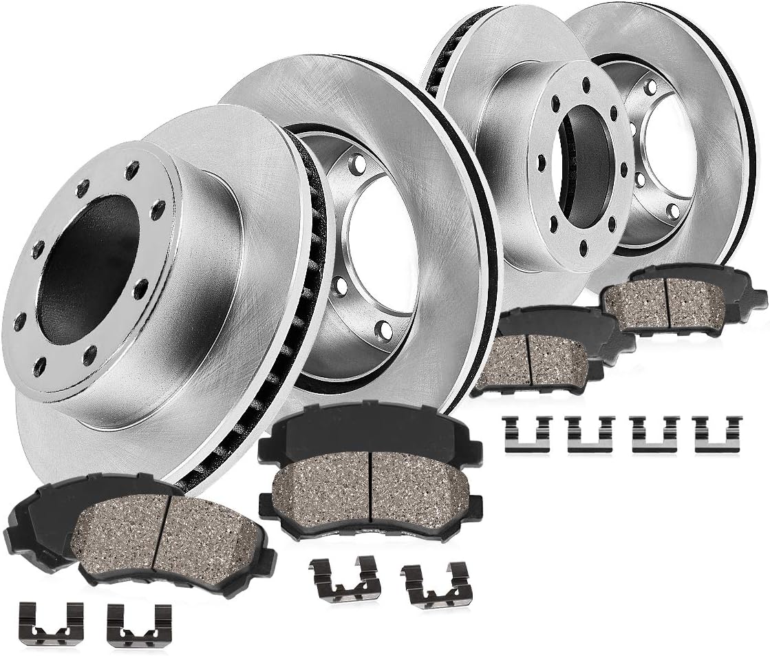 Front and Rear Ceramic Brake Pads and Rotors K79140