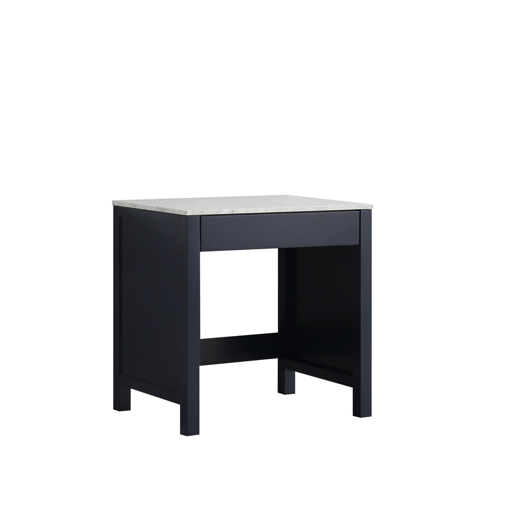 30x22 Make-Up Table with White Carrara Marble Top T380545