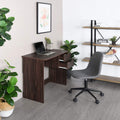 Computer Desk with Drawer 35.4 in Wood Workstation W4528