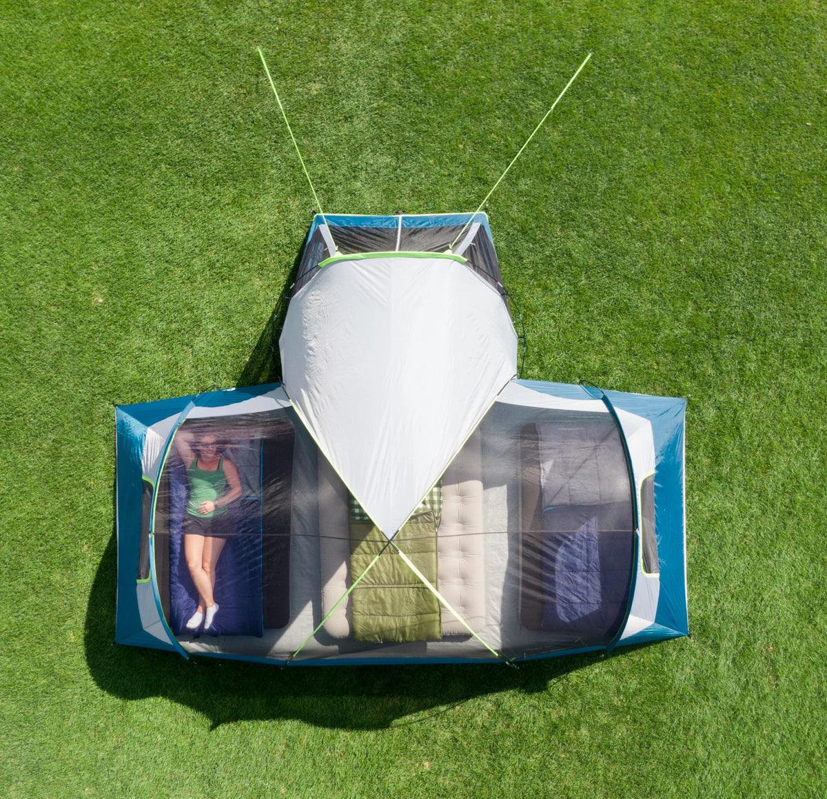 10-Person Modified Dome Tent with Screen Porch V9274