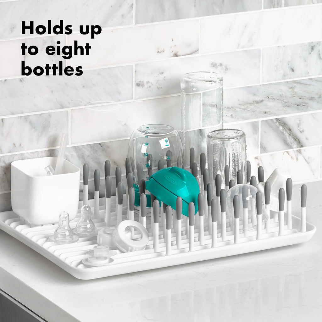 Gray Bottle Drying Rack Q6922