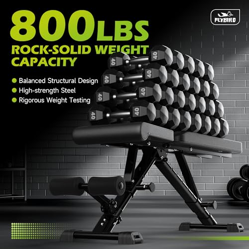 Adjustable Strength Training Weight Bench L574242