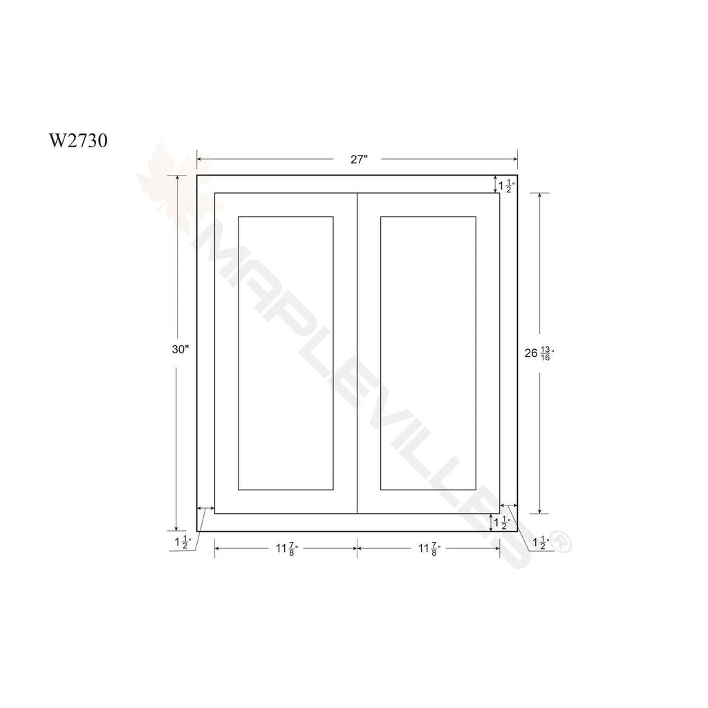 27x22 Wide x 30x22 Tall Double Door Cabinet P45655