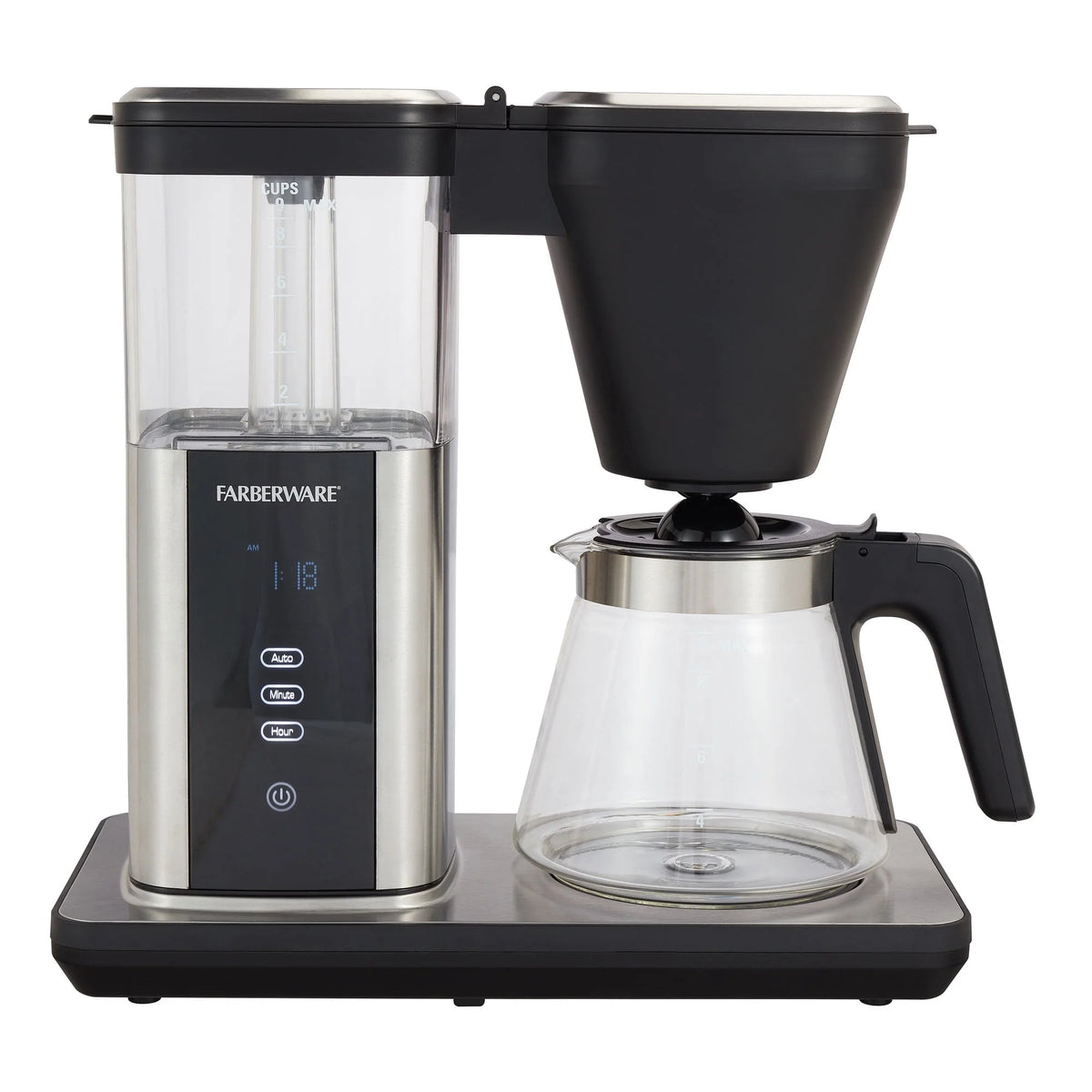 9 Cup Drip Coffee Maker 1.35 Liter Black I799