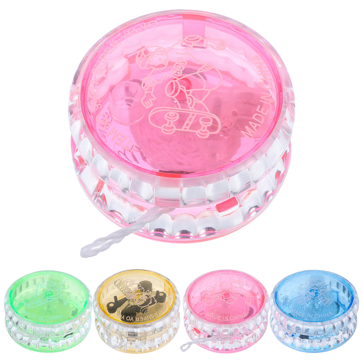 5pcs Plastic Yo-yo Balls Educational Toy R25769
