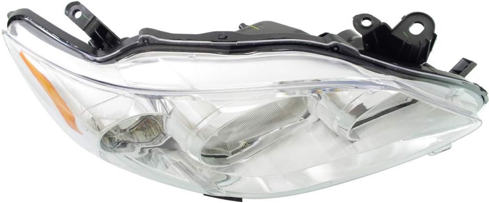 Passenger Side Headlight for Toyota Corolla 2011 2012 2013 with Bulbs Q37545