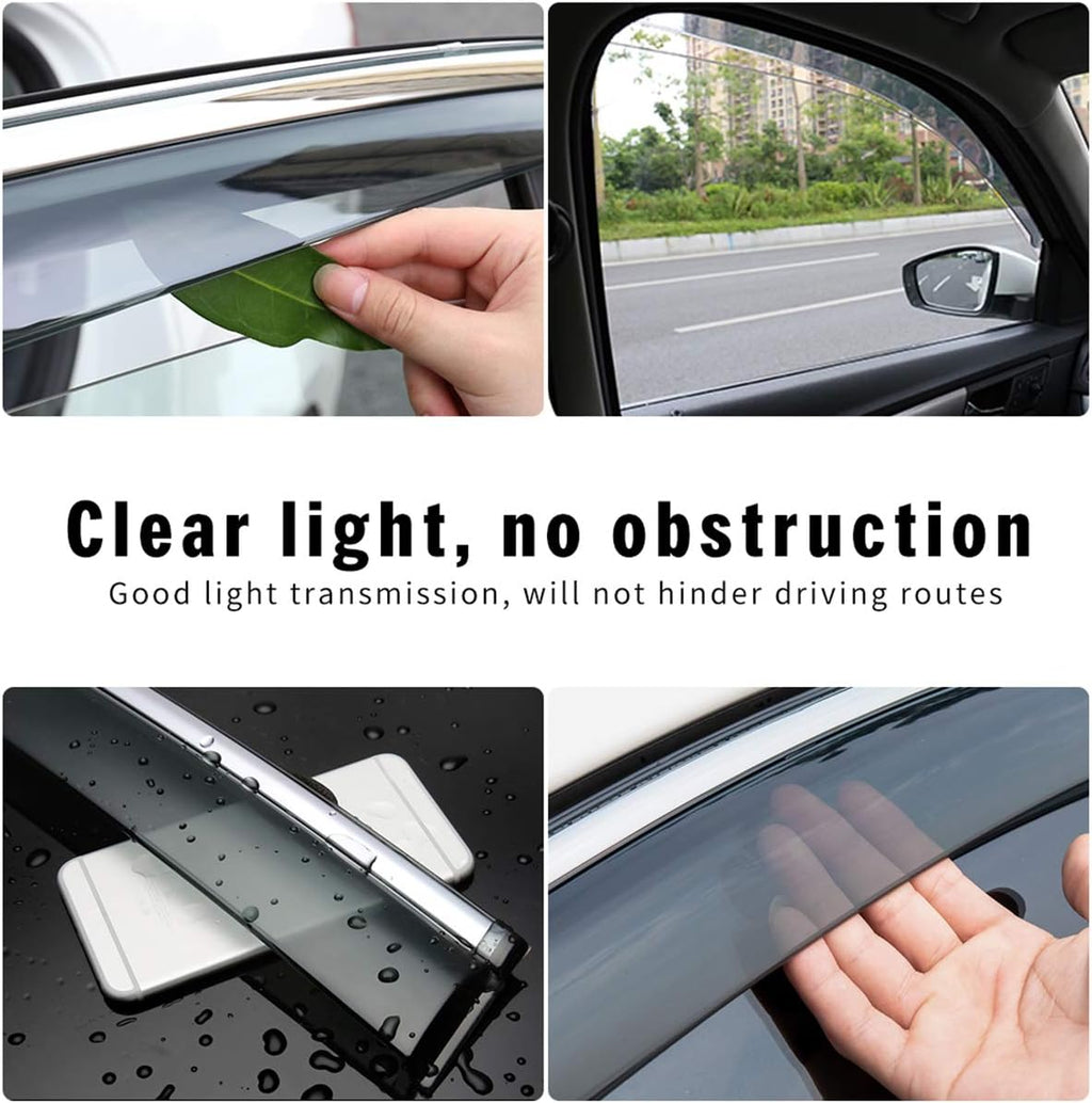Smoke Tape-On Outside Window Visors Pack of 2 N524058