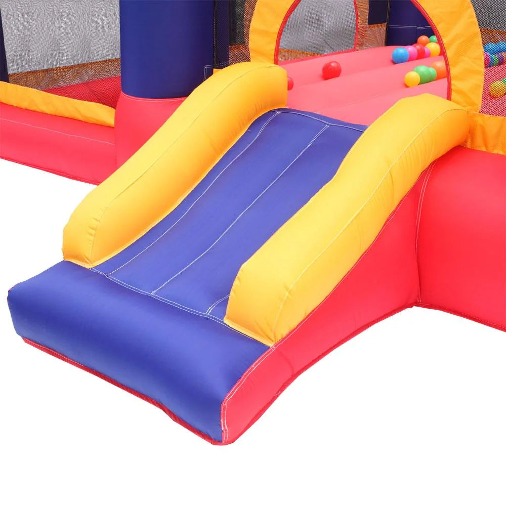 Inflatable Bounce House Castle Kids Slide Jumper Bouncer 2 Room with Blower T56620