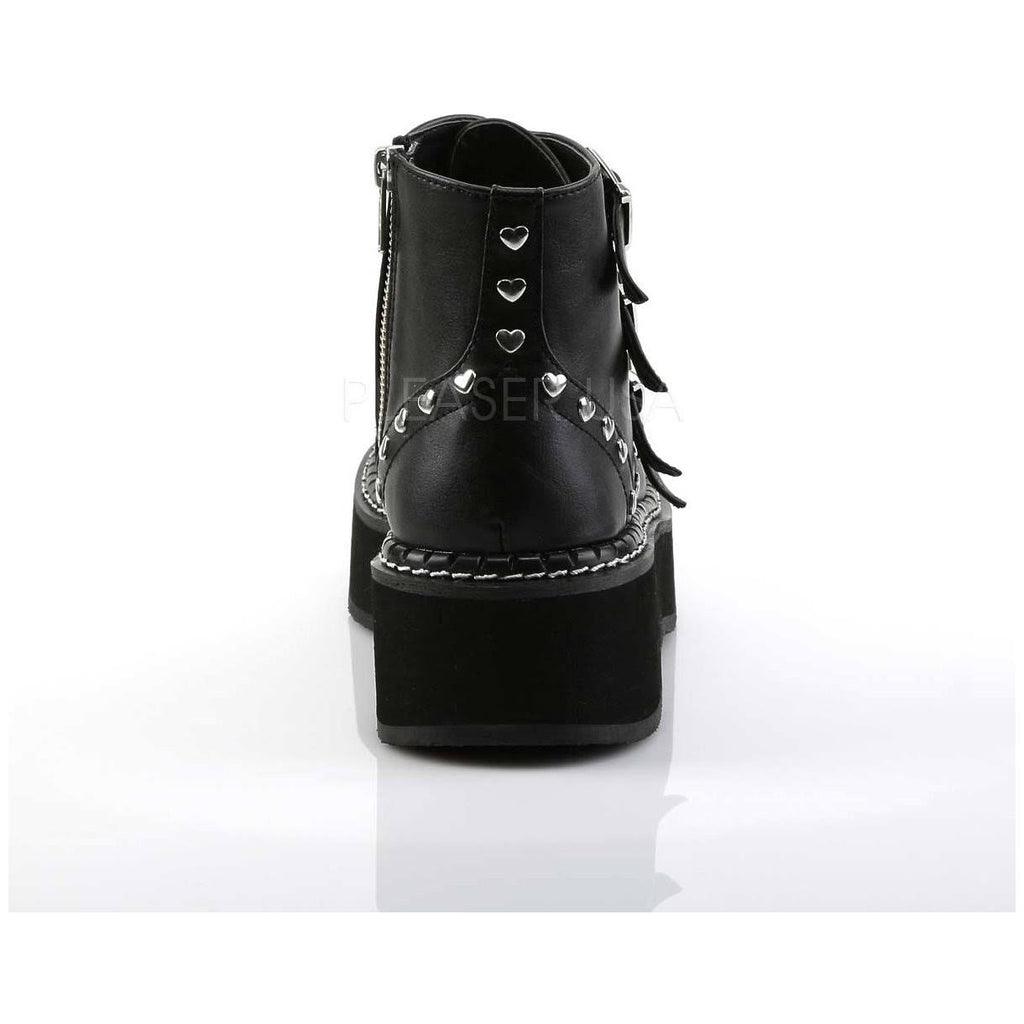 Black Vegan Leather Shoes L777865