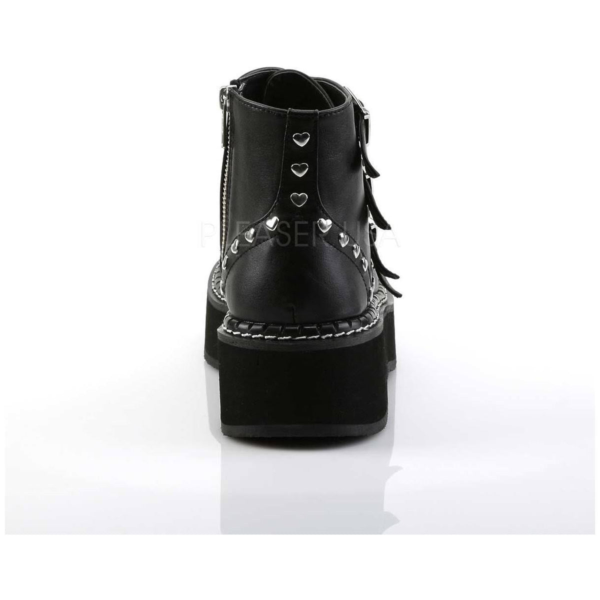 Black Vegan Leather Shoes L777865