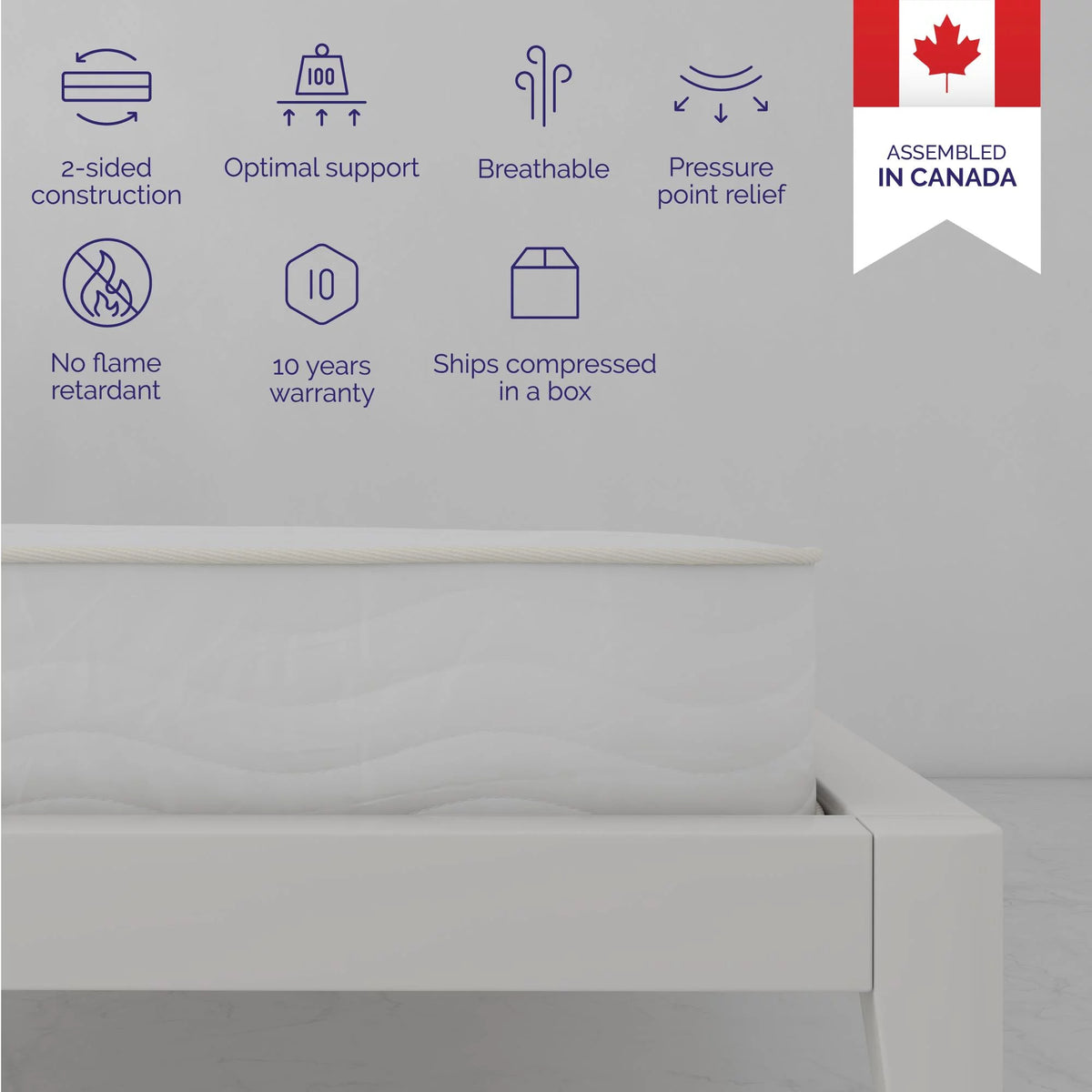 8'' 2-Sided Pocket Spring Mattress, Twin A2934