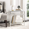 Gold Leaf Glass Side Table L6727