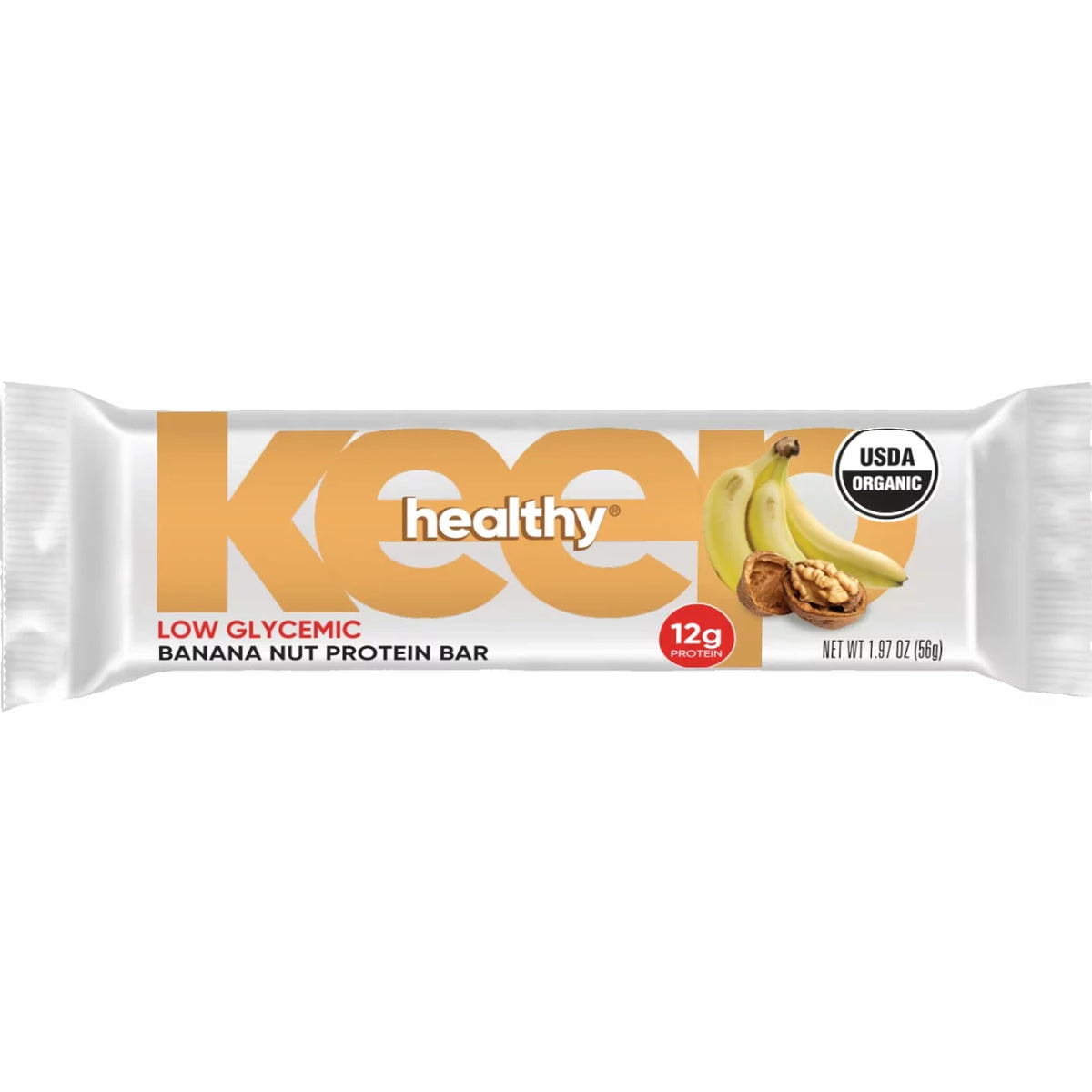 Organic Low Glycemic Banana Nut Protein Bar Box T8807
