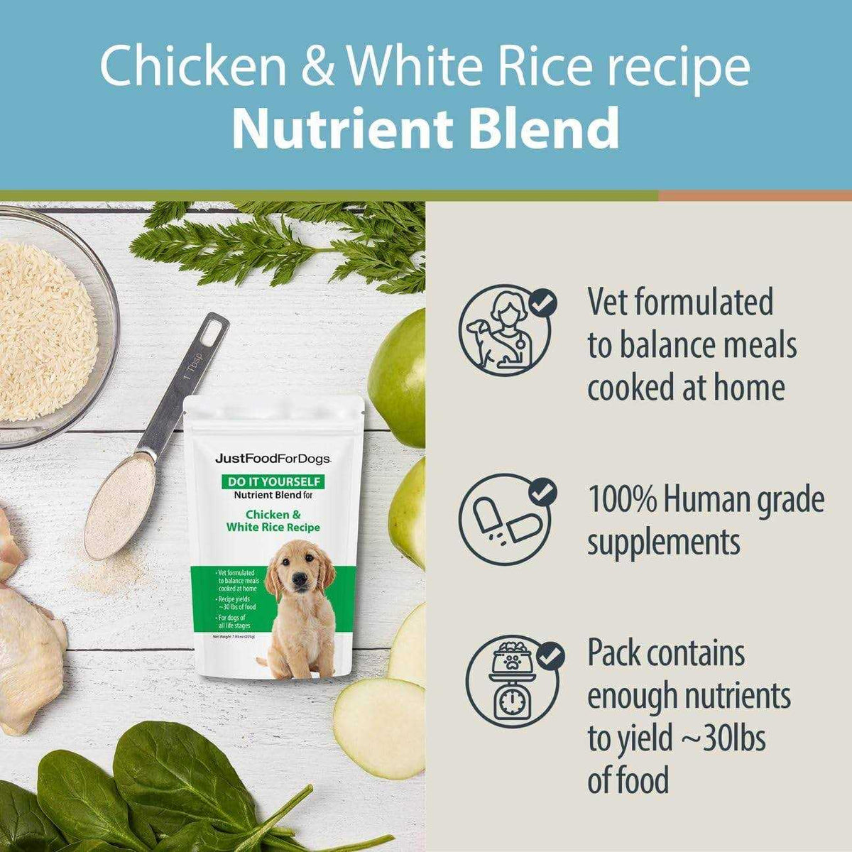 DIY Nutrient Blend For Homemade Dog Food D114999