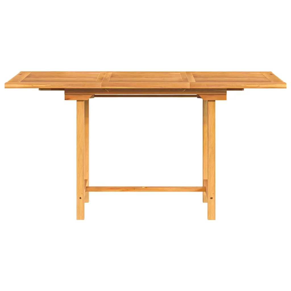 Extendable Solid Wood Teak Patio Table N743023
