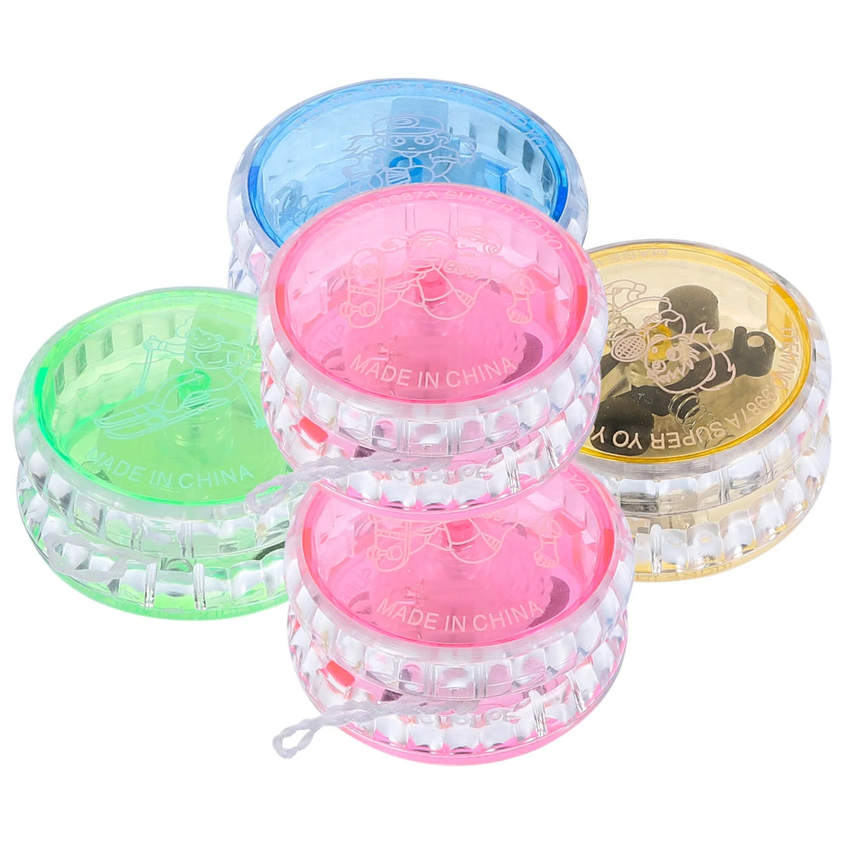 5pcs Plastic Yo-yo Balls Educational Toy R25769