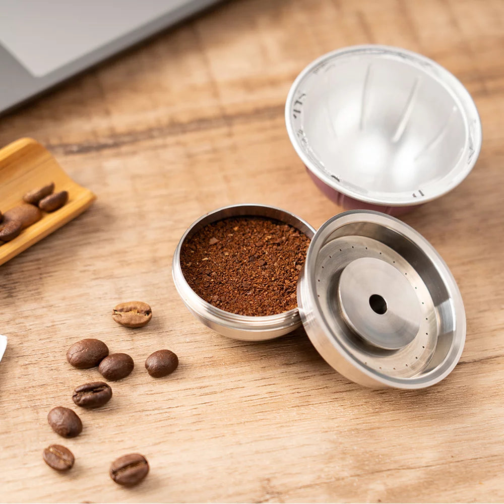 Stainless Steel Reusable Coffee Capsules Filter Set Z549533