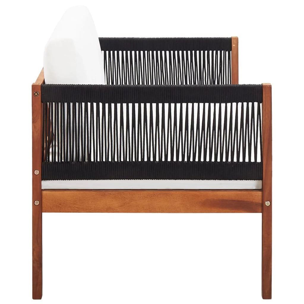 2-Seater Acacia Wood Patio Sofa D7742