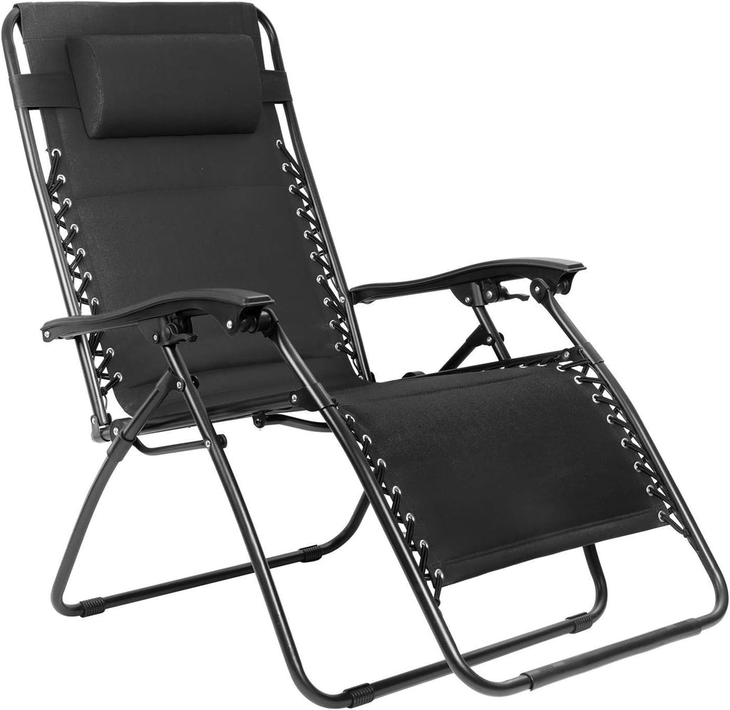 Oversized Padded Zero Gravity Recliner Chair (Black) Z308