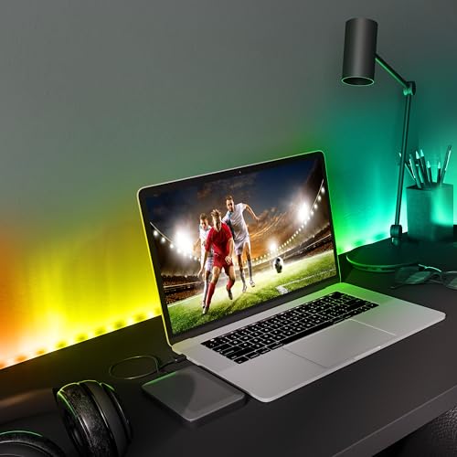10ft Sound Reactive RGB+IC LED Strip Lights Z743