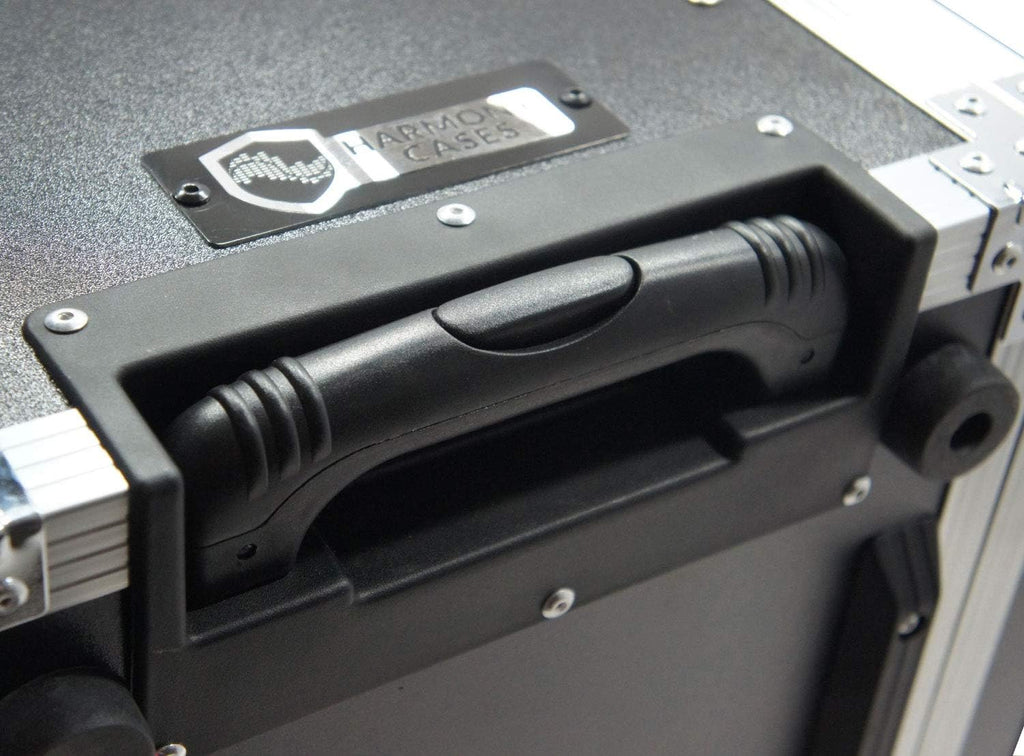DJ Flight 10U FX Effect 16 Depth Case with Casters & Handle K84836
