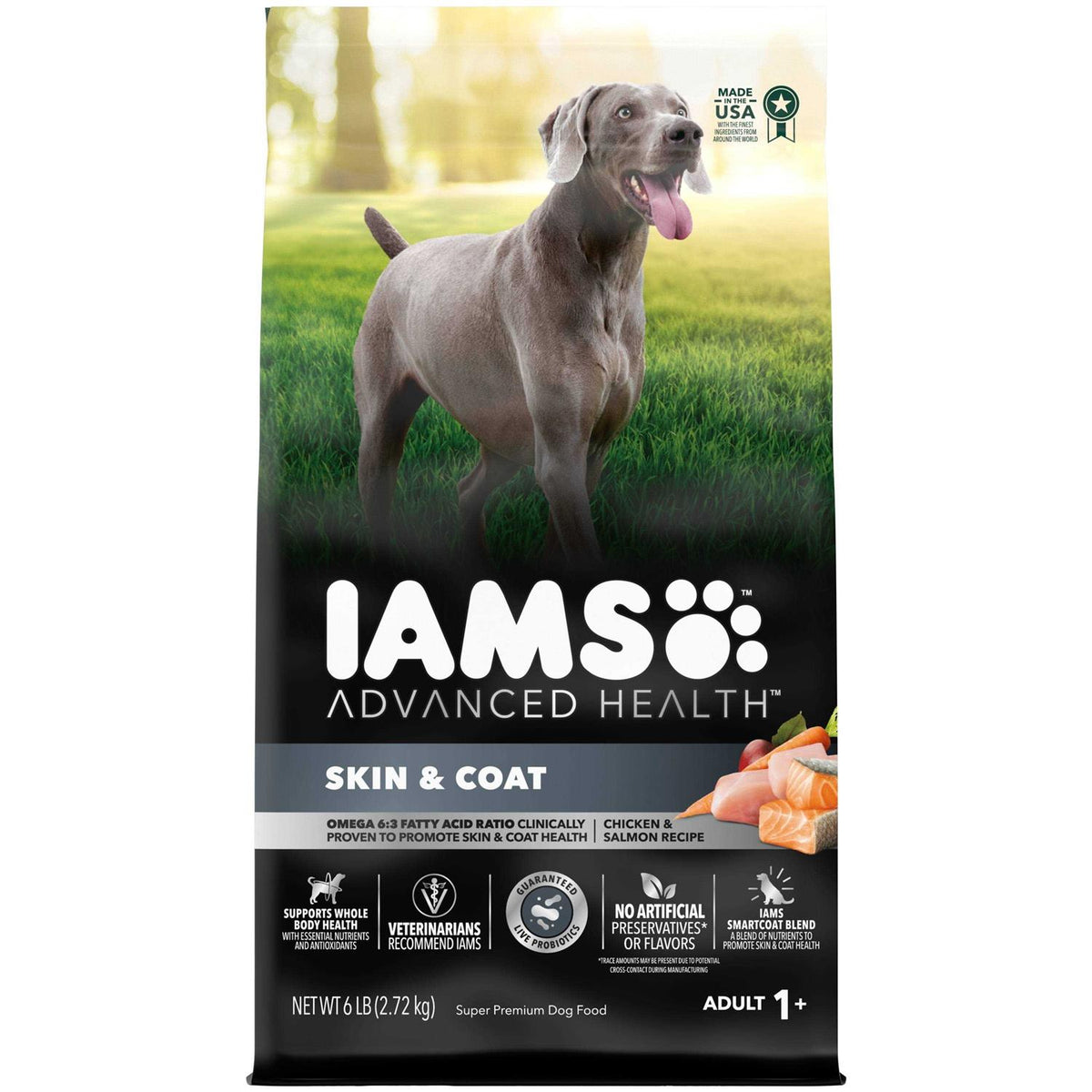 Chicken and Salmon Recipe Dry Dog Food D749