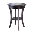 Round Accent Table with Glass Top Q912747