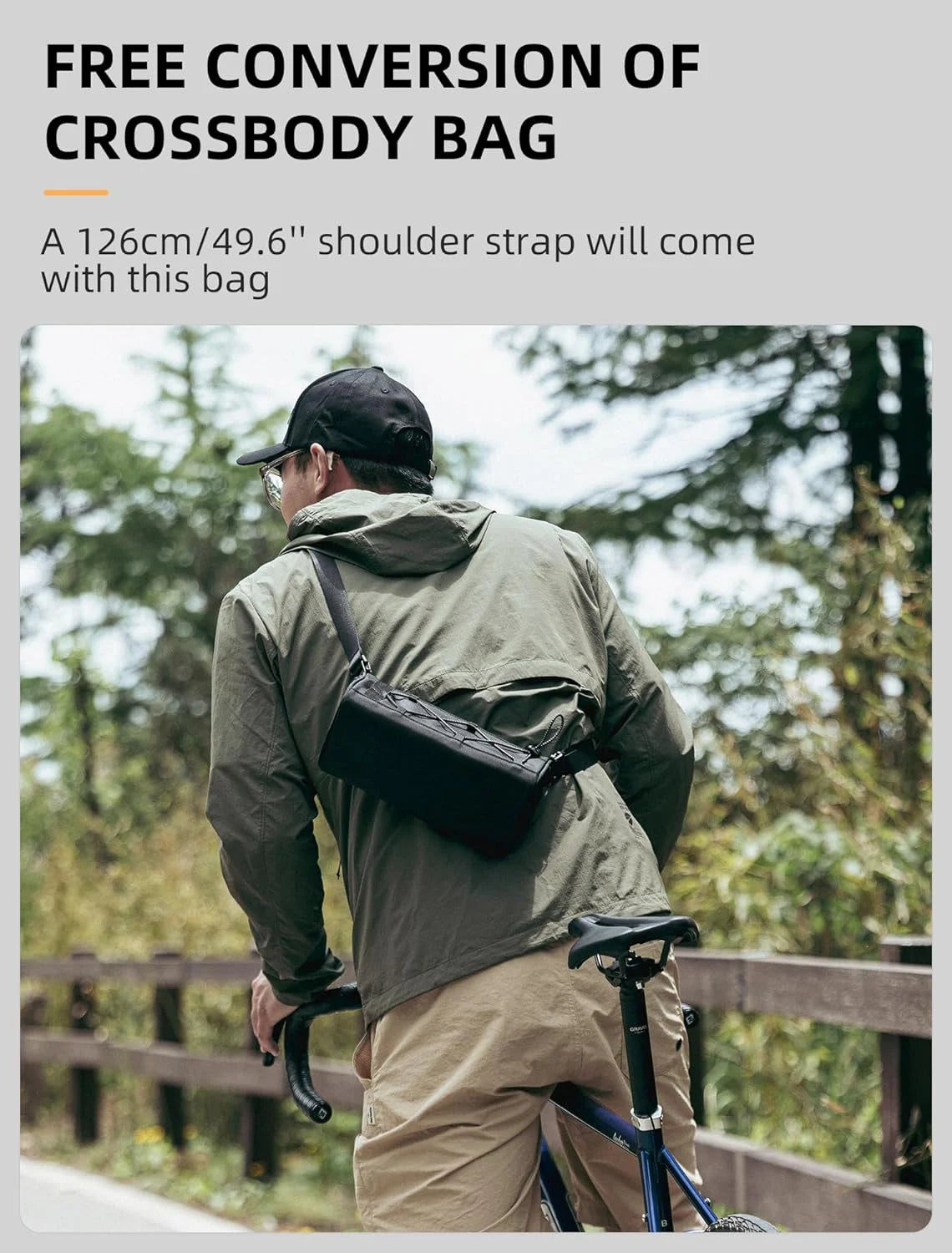 Bike Handlebar Bag with 1.5L Capacity L756