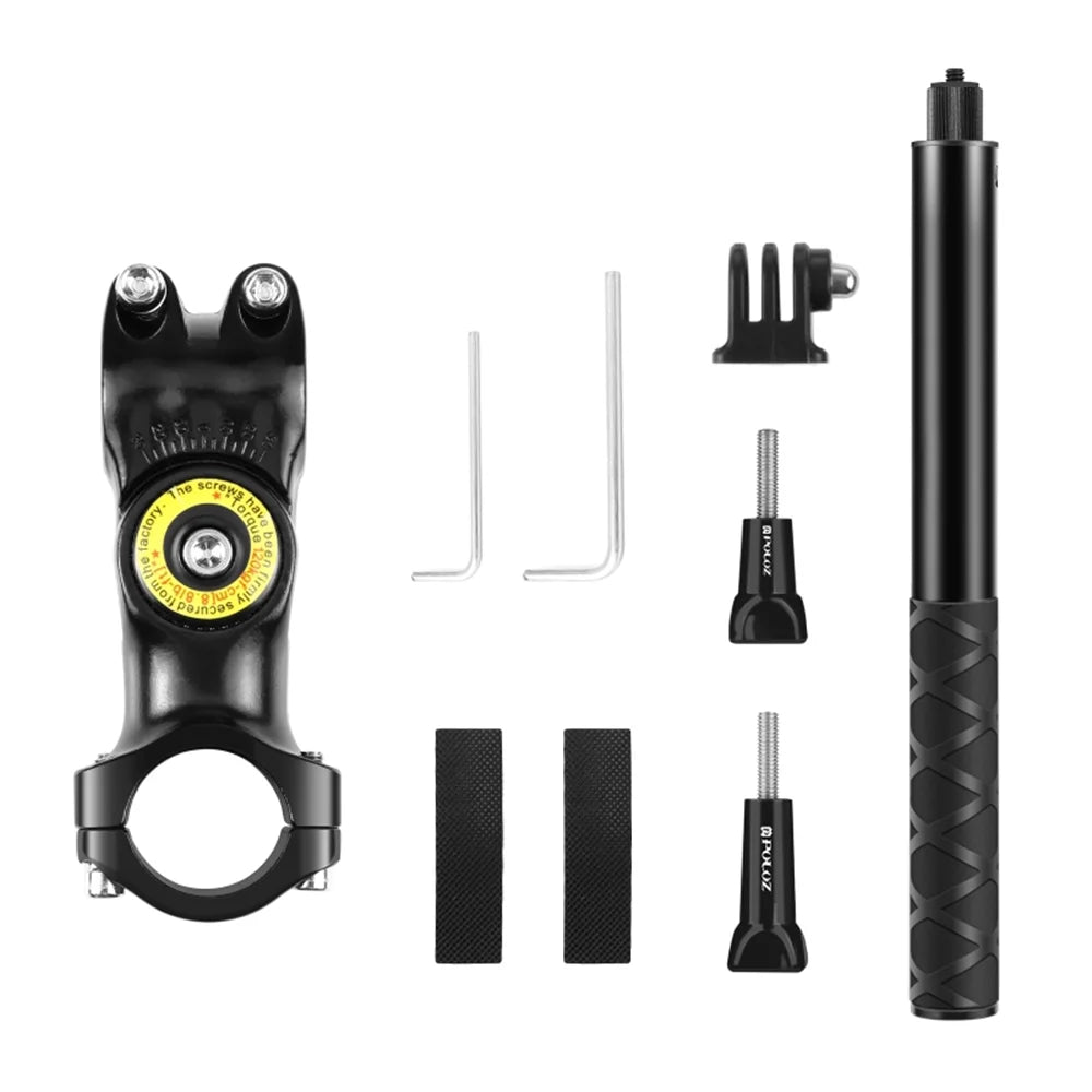 Motorcycle Bike Selfie Stick Handlebar Mount Bracket Adjustable Length C50242