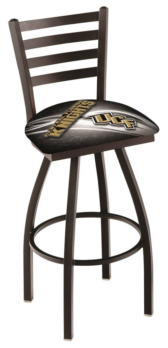 Black Wrinkle Swivel Bar Stool with Ladder T9618