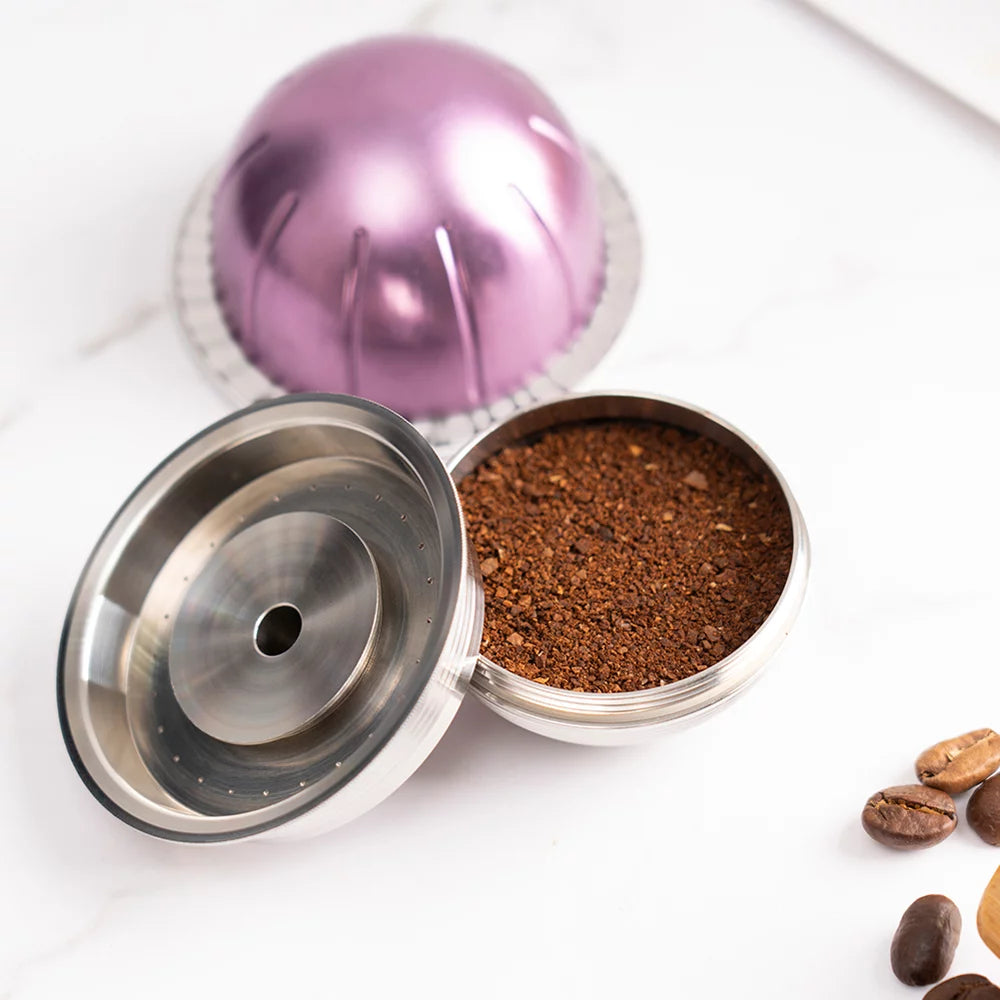 Stainless Steel Reusable Coffee Capsules Filter Set Z549533
