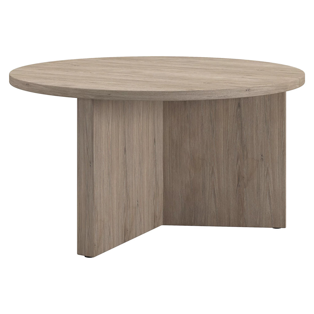 Grey Grain Round Coffee Table D33376