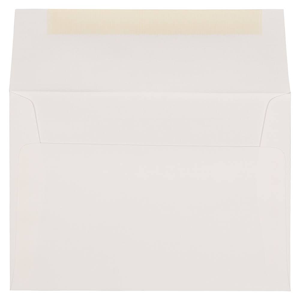 A7 Invitation Envelopes, 5.25 x 7.25 Bright White Laid, 1000/Carton F337841