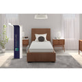 White Twin 8 inch Independently Encased Coil Mattress M64108
