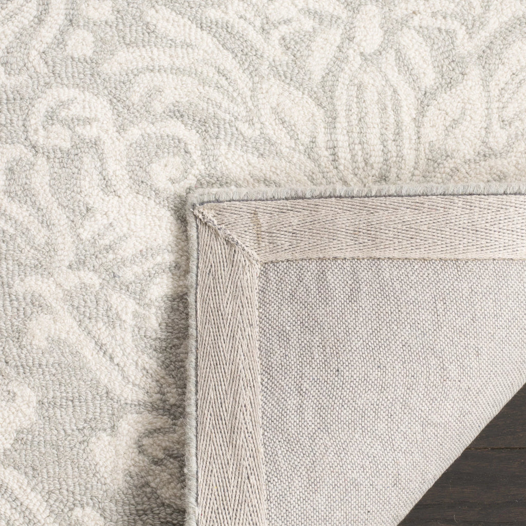 Sage Ivory Damask Area Rug 10' x 14' H1882