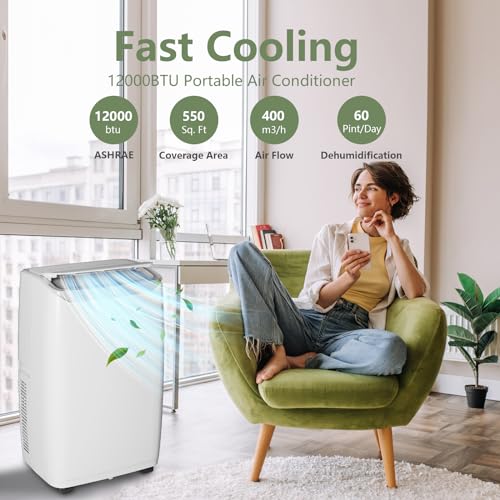 Portable Air Conditioners with Remote Control L81522