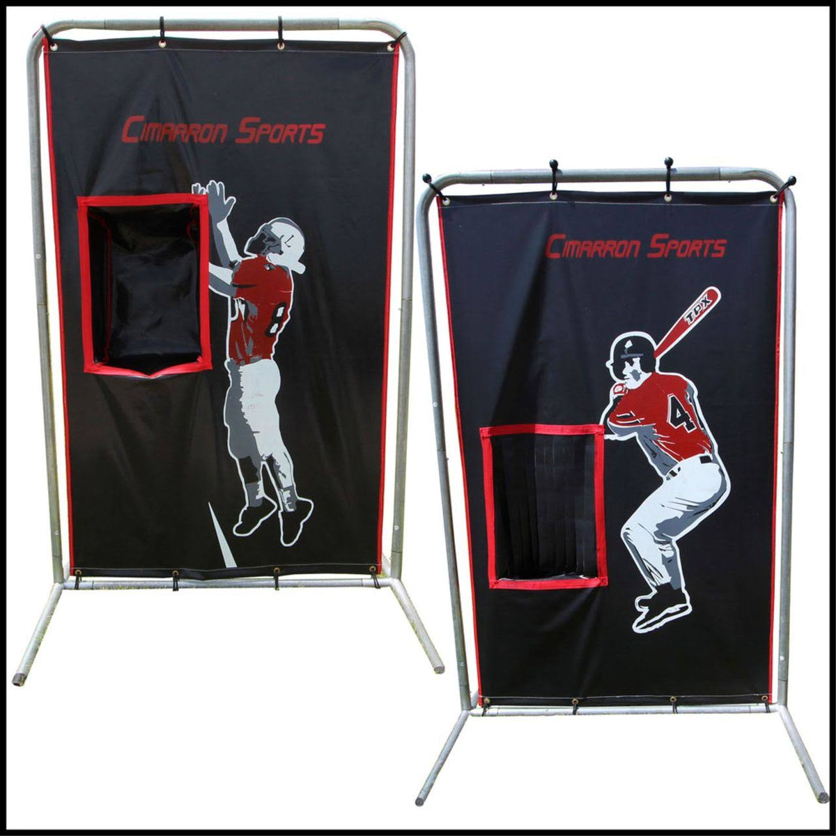 2-Sport Catcher Vinyl Backstop with Frame S10515
