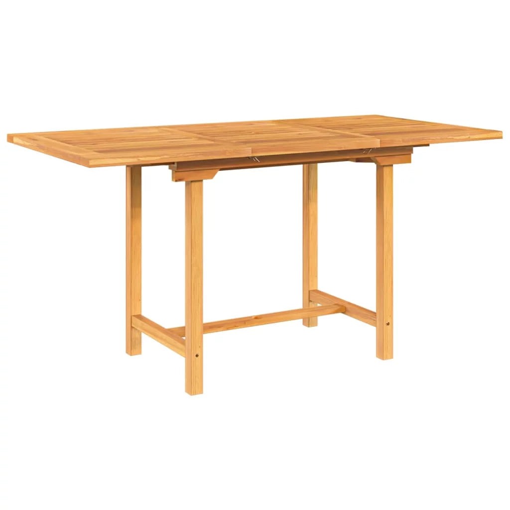 Extendable Solid Wood Teak Patio Table N743023
