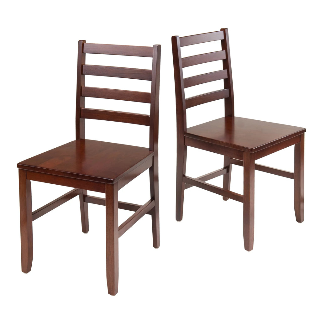 3-Pc Drop Leaf Table & Ladder Back Chairs Dining Set C8953