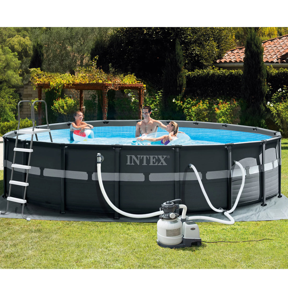 18' x 52 Above Ground Pool Set with Pump Z711877