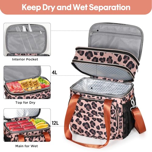 Black 20 Can Expandable Insulated Lunch Box X65194